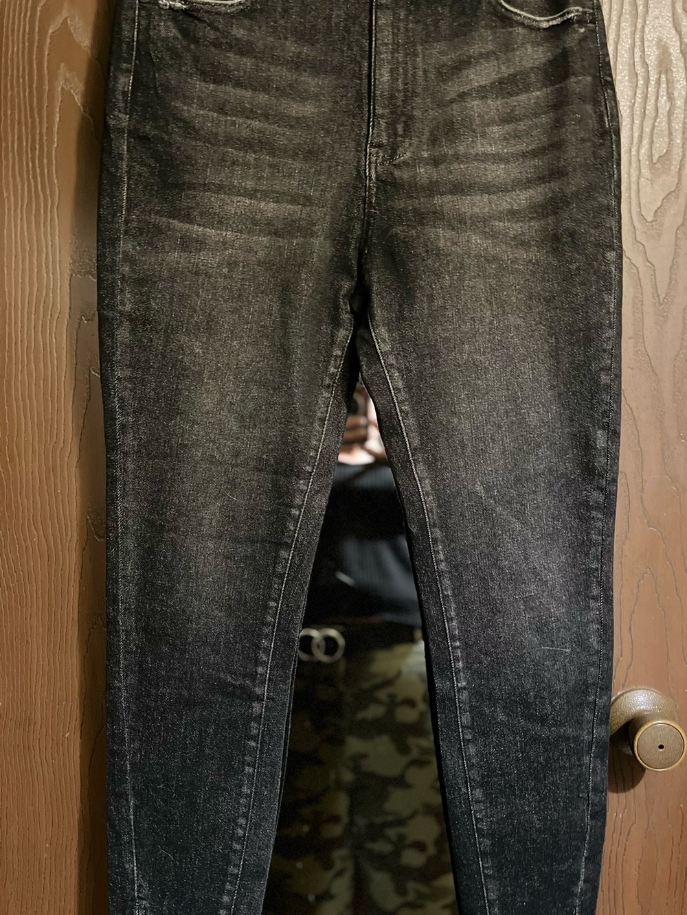 KanCan Black Washed Skinny Jeans